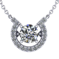 Chandelier Dancing Stone Necklace Pendant